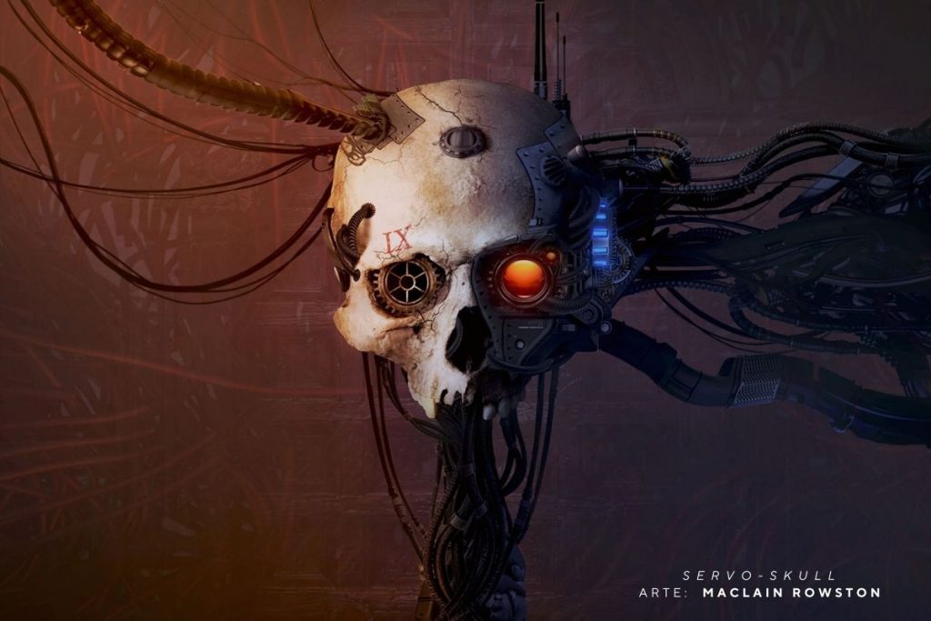 Servocráneo. Arte por Maclain Rowston.